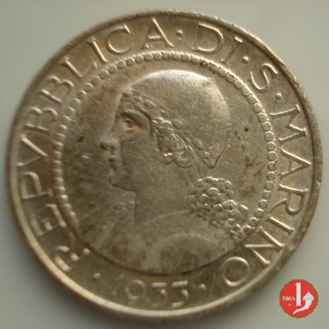 5 lire 1933 (Roma)