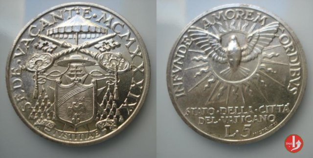 5 lire 1939 (Roma)