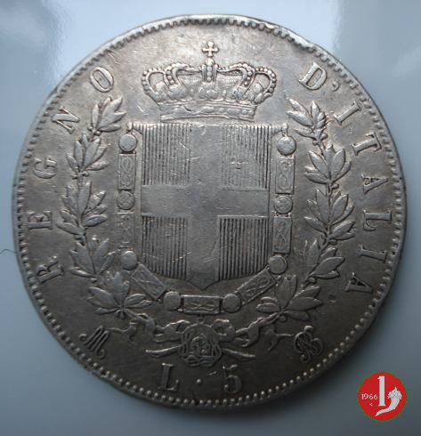 5 lire o scudo 1870 (Milano)