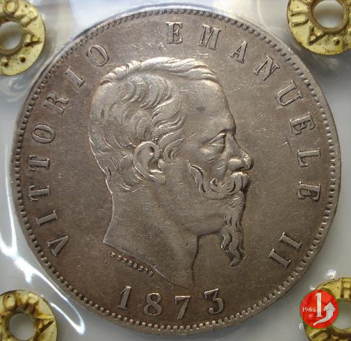 5 lire o scudo 1873 (Milano)