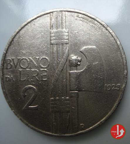 Buono da 2 lire 1923 (Roma)