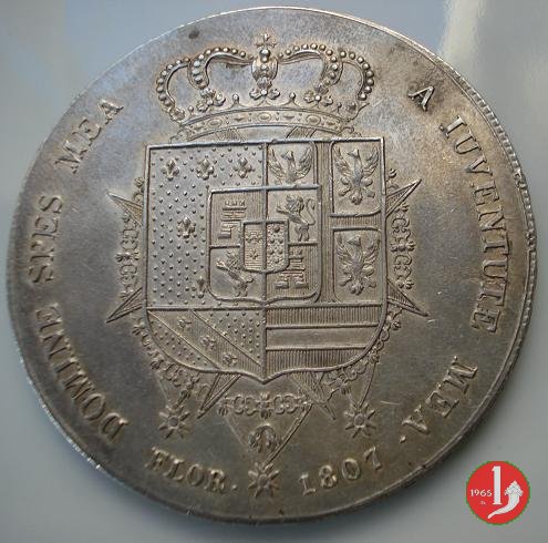 dena o 10 lire Fiorentine 1807 (Firenze)