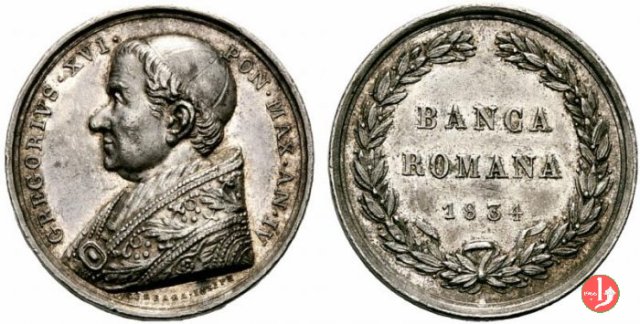 Banca Romana -P26bis 1834