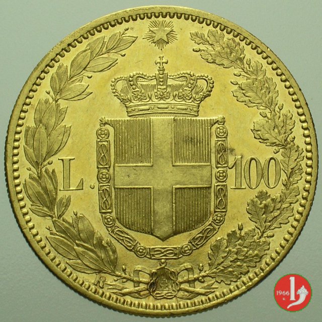 100 lire 1882 (Roma)