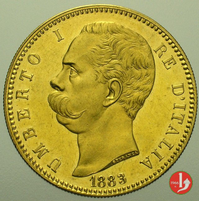 100 lire 1883 (Roma)