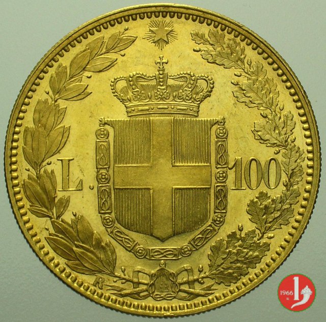 100 lire 1883 (Roma)