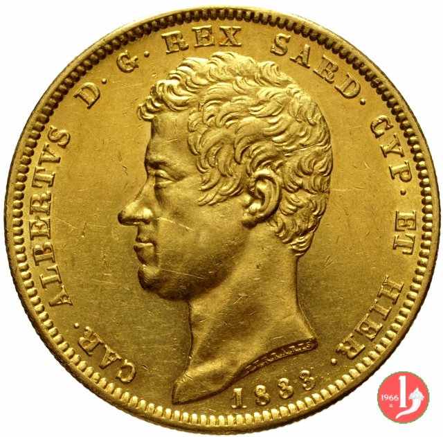 100 lire 1833 (Torino)