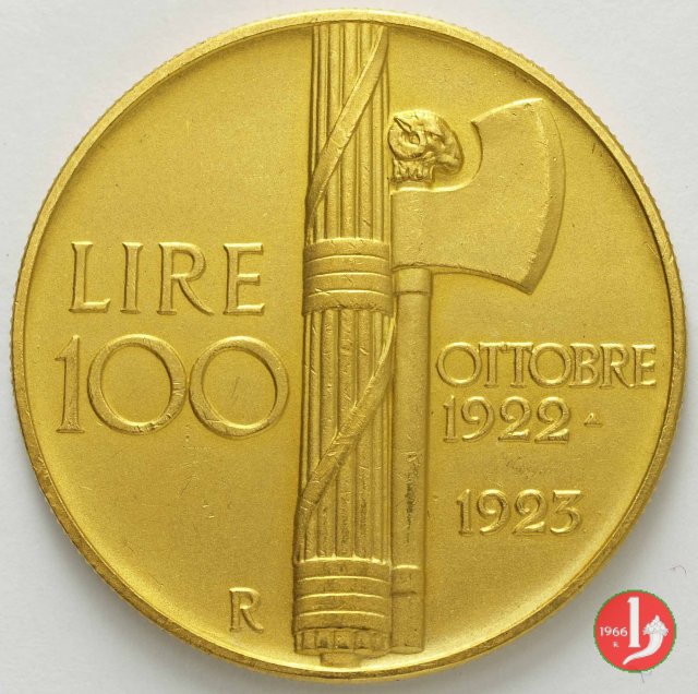 100 lire fascio 1923 (Roma)