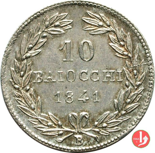 10 Baiocchi (Giulio o Paolo) 1841 (Bologna)