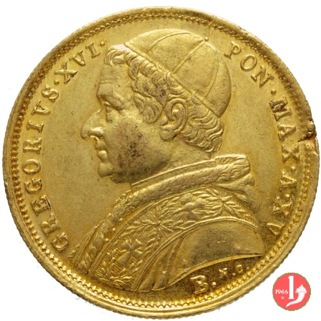 10 Scudi Romani 1845 (Roma)