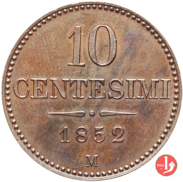 10 centesimi 1852 (Milano)