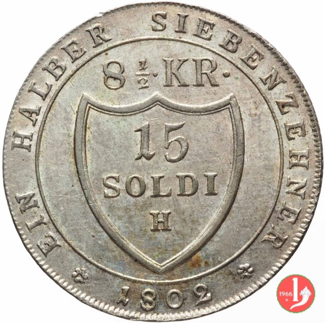 15 soldi 1802 (Günzburg)