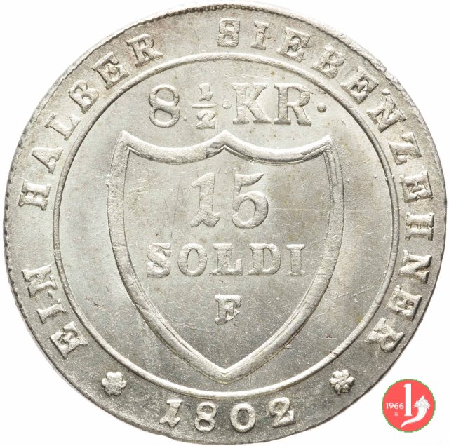 15 soldi 1802 (Hall)