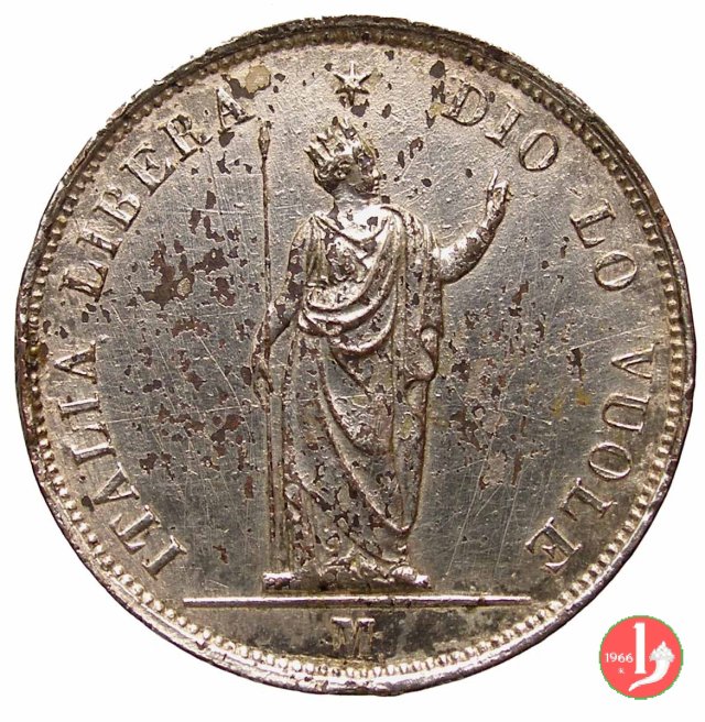 1 Lira Progetto 1848 (Milano)