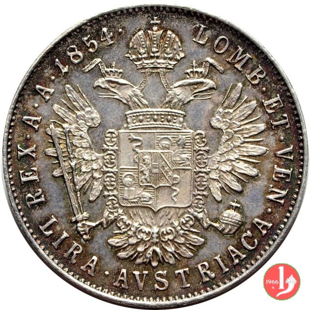 lira austriaca 1854 (Milano)