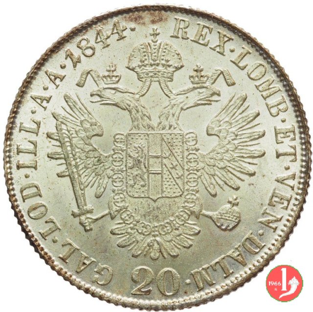 20 Kreuzer 1844 (Milano)