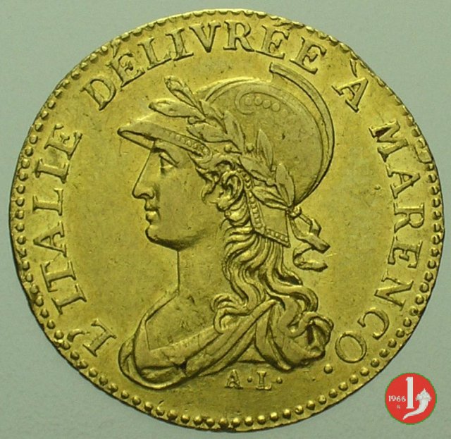 20 Franchi o Marengo 1800-1801 (Torino:Parigi)