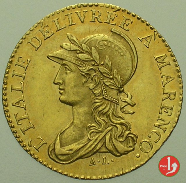 20 Franchi o Marengo 1800-1801 (Torino:Parigi)