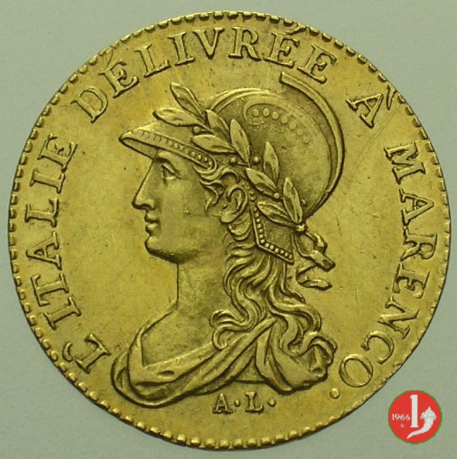 20 Franchi o Marengo 1801-1802 (Torino:Parigi)