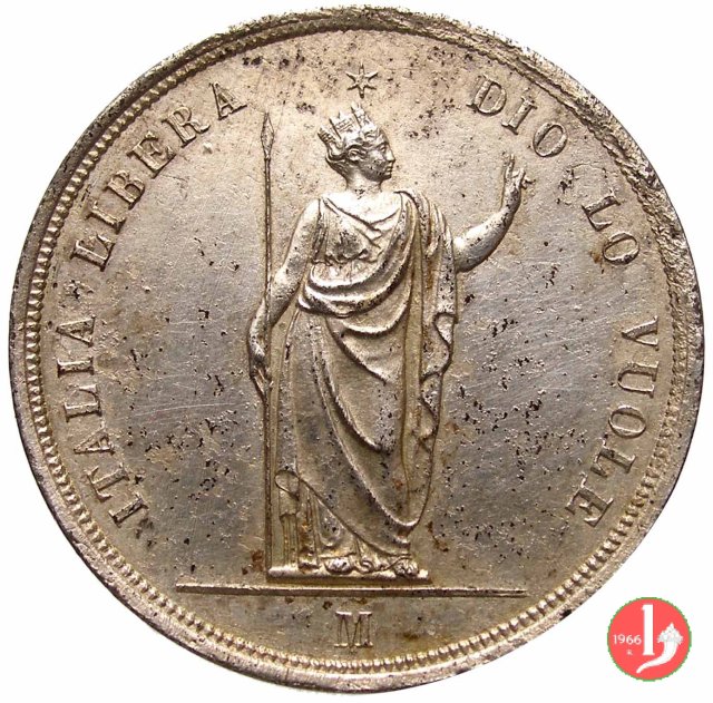 2 Lire Progetto 1848 (Milano)