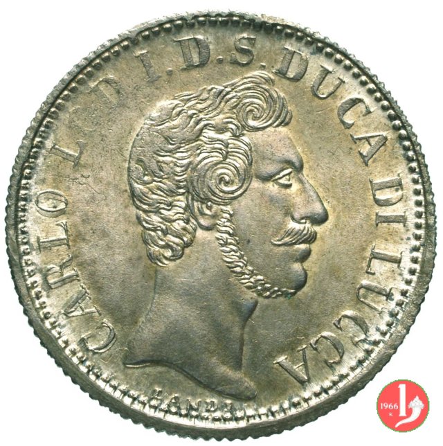 2 Lire 1837 (Lucca)