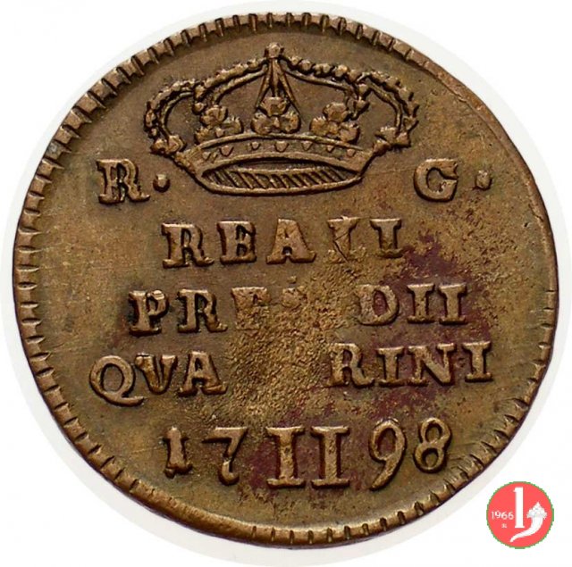 2 quattrini 1798 (Napoli)