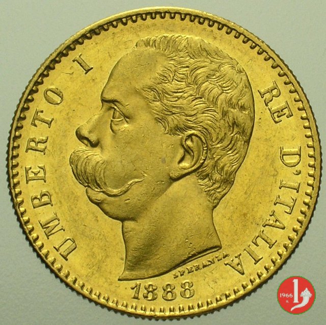 50 lire 1888 (Roma)