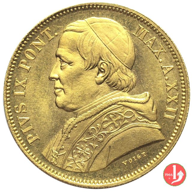 50 lire 1868 (Roma)