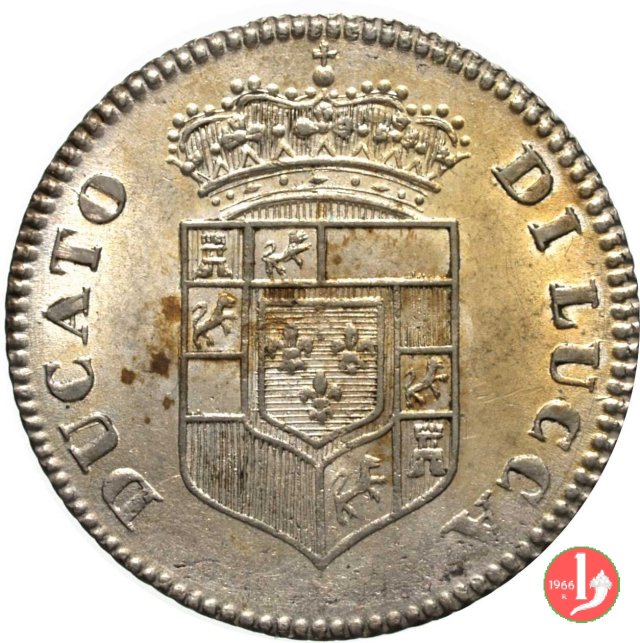 5 Soldi 1833 (Lucca)