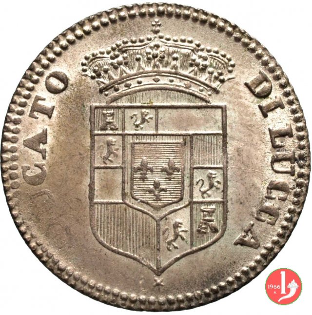 5 Soldi 1833 (Lucca)