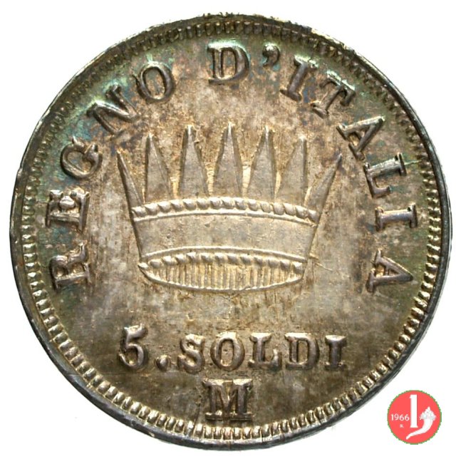 5 soldi 1813 (Milano)