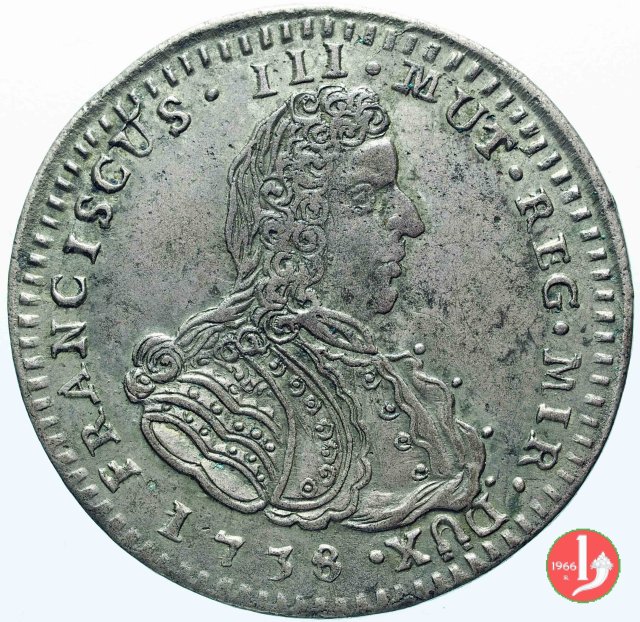 Da 2 Lire 1738 (Modena)