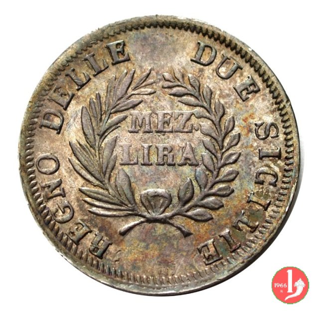 Mezza Lira 1813 (Napoli)