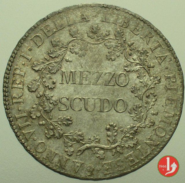 Mezzo scudo 1799 (Torino)