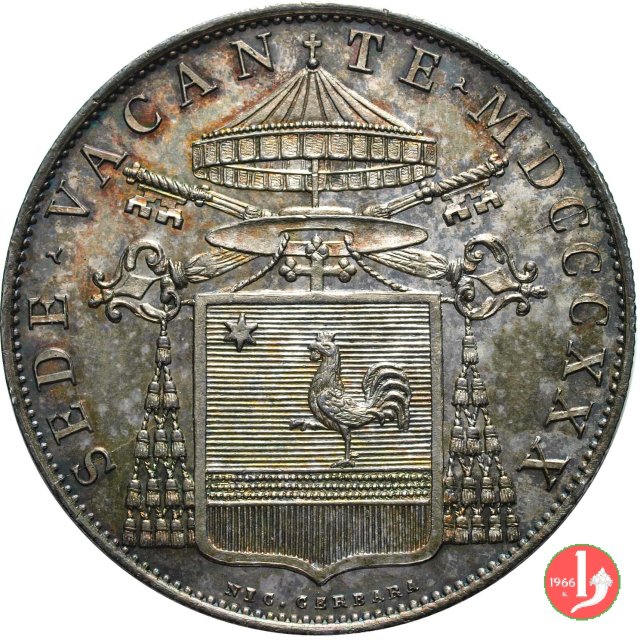 Scudo Romano 1830 (Roma) Scudo Romano 1830 (Roma)