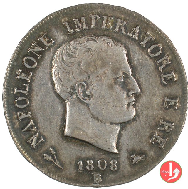 5 Lire 1808 (Bologna)