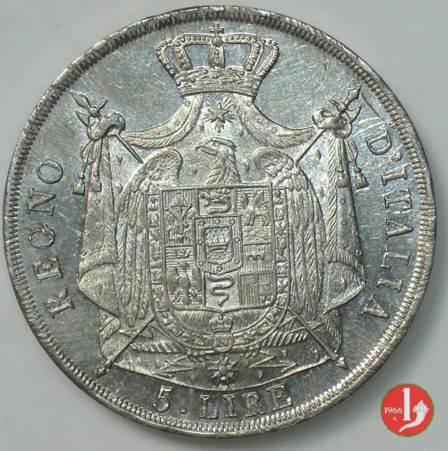 5 Lire 1813 (Bologna)