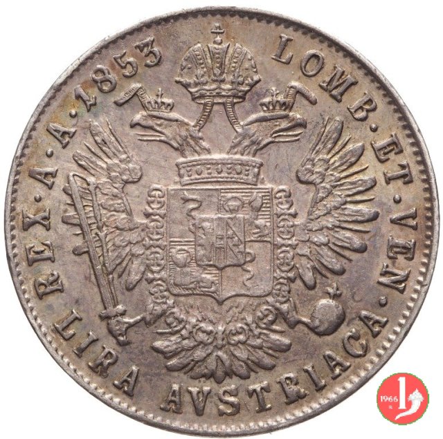 lira austriaca 1853 (Milano)