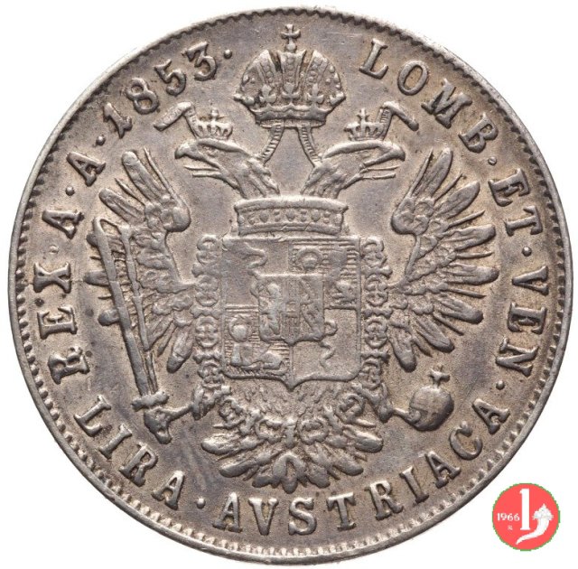 lira austriaca 1853 (Milano)