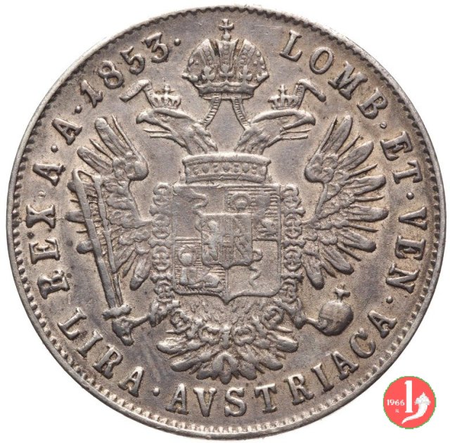 lira austriaca 1853 (Milano)