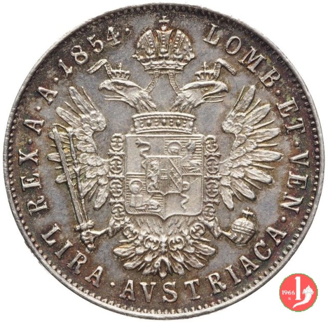 lira austriaca 1854 (Milano)