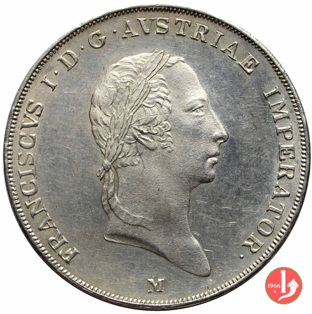 scudo nuovo da 6 lire 1823 (Milano)