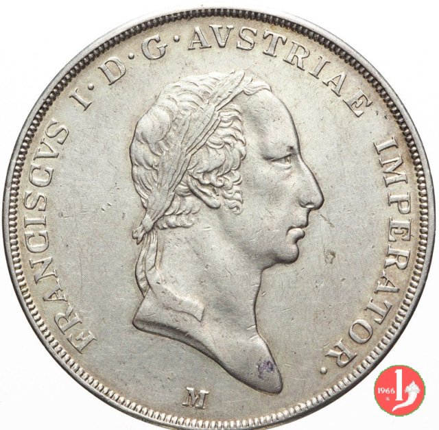 scudo nuovo da 6 lire 1825 (Milano)