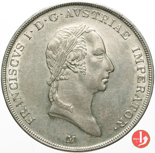 scudo nuovo da 6 lire 1827 (Milano)