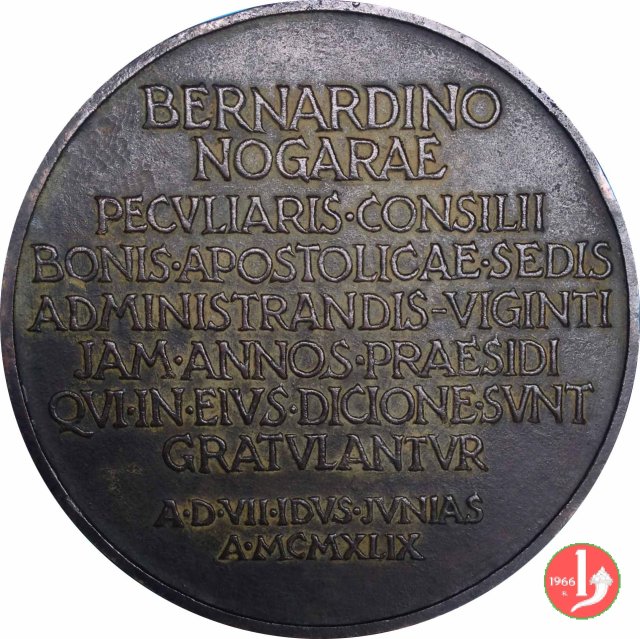 Bellano - Bernardino Nogara 1949 1949