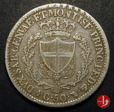 50 centesimi 1826 (Torino)