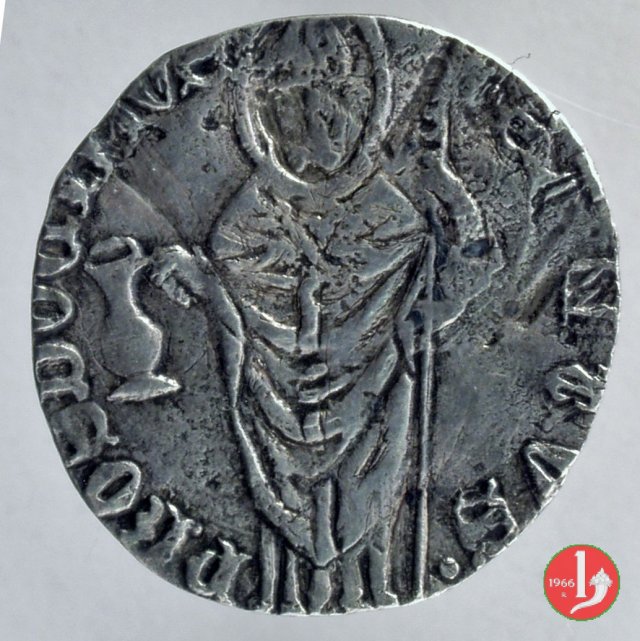 Carrarese da 4 soldi con S. Prosdocimo 1355-1388 (Padova)