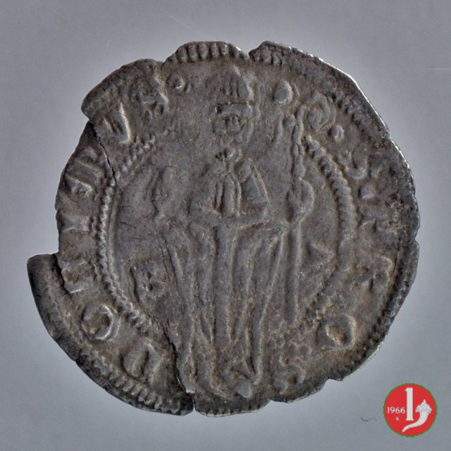 Carrarino da 2 soldi con S. Prosdocimo 1355-1388 (Padova)