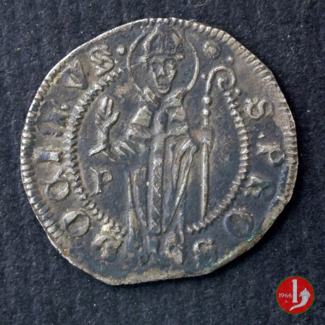 Carrarino da 2 soldi con S. Prosdocimo 1355-1388 (Padova)