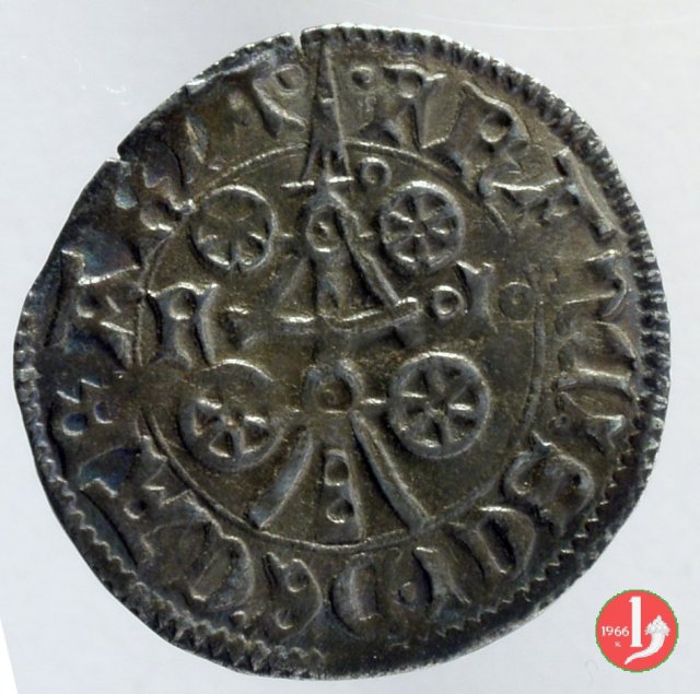 Carrarino da 2 soldi con S. Prosdocimo 1390-1405 (Padova)